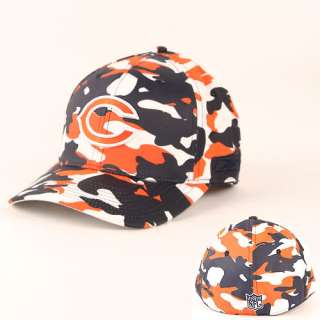 Chicago Bears Hat Cap Reebok Flex Fit Camouflage  
