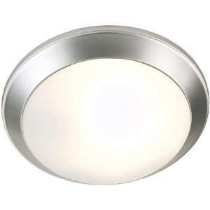  Lite Source Glow Pan Flush Mount Ceiling Lamp Ls 5315pl ss 