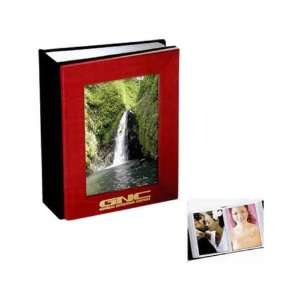   photo album with plush velvet backing and holds 80 3 1/2 x 5 photos
