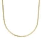 24k Gold over Sterling Silver Glitz Herringbone Necklace