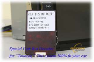 VOLKSWAGEN TOUAREG BLUETOOTH IPOD GPS DVD PLAYER D 1094  