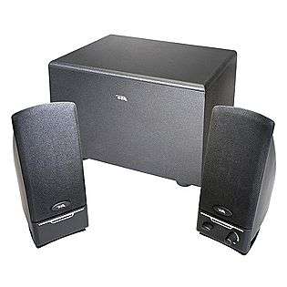 Three Piece Subwoofer and Satellite Computer Speaker System  Cyber 