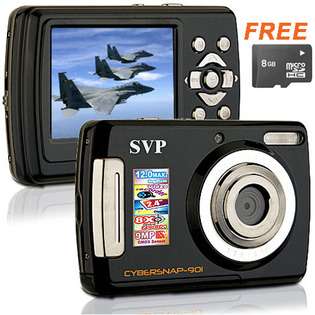 SVP Cybersnap 901 Ultra Slim 12MP Max. Digital Camera/Camcorder/Li ion 