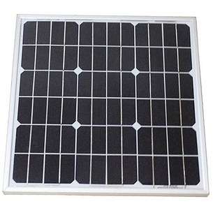 HQRP 20W Monocrystalline Solar Panel 20 Watt Power 12V DC Battery 