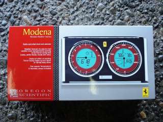 Ferrari Modena Wireless Weather Station Scientific Oregon Black