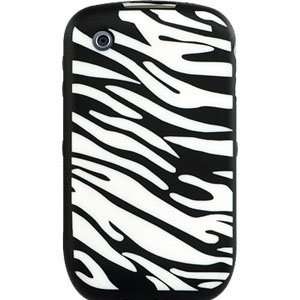   White/Black Zebra for BlackBerry Curve 8520 Cell Phones & Accessories