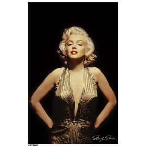  Marilyn Monroe/Gold Poster