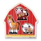 Melissa & Doug Toys Barnyard Animals Jumbo Knob Puzzle