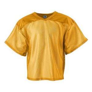  Augusta Sportswear Porthole Mesh Football Jersey GOLD AL 
