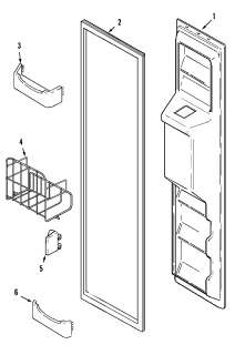 MAYTAG Refrigerator Supplemental information Parts  Model GC2227GEH1 