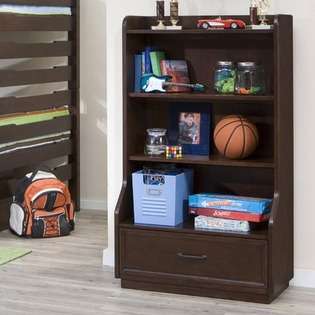 Legacy Classic Furniture Solutions Bookcase in Distressed Brown Cherry 