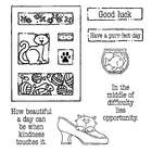 Stampers Anonymous Art Gone Wild Clear Stamp Set Numbers Little Pics