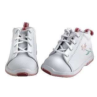 Papush White Leather Baby Walking Shoes  Shoes Kids Newborns & Infants 