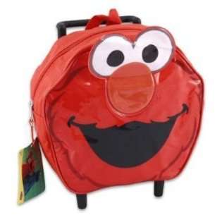 Sesame Street Elmo Head Shaped Mini Rolling Backpack 