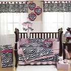 JoJo Designs Zebra Purple 9 Piece Crib Bedding Set