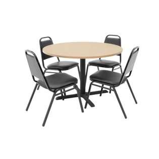 Regency Furniture 42 Round Table with 4 Chairs by Regency Furniture 