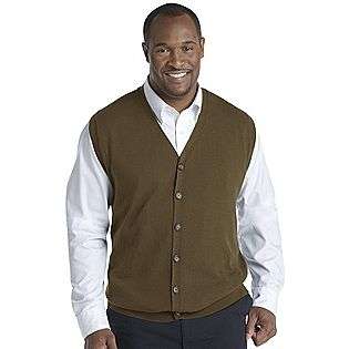    Front Sweater Vest  Oak Hill Clothing Mens Big & Tall Sweaters