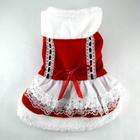 CET Domain Cet 60012014 12 Red And White Dog Dress Size 12