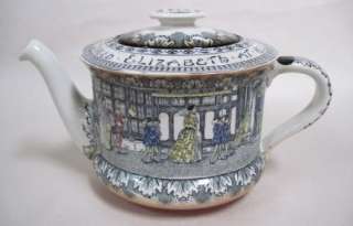 1915 Royal Doulton Old Moreton Hall Elizabeth I Teapot  