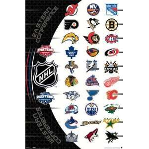  2007 NHL Logos Poster