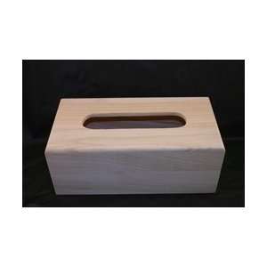  Unpainted Wood wood tissue box paul. wood Arts, Crafts & Sewing