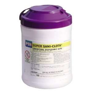  Super Sani Cloth Large Wipes (6 x 6.75) Health 
