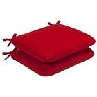   Pack of 2 Outdoor Patio Furniture Chair Seat Cushions   Venetian Red