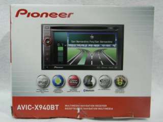 Pioneer AVIC X940BT In Dash Navigation AV Receiver w/ 6.1 Touchscreen 