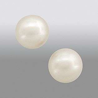 Childs Pearl 4MM Stud Earrings with Threaded Post. 14K Yellow Gold 