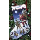 Dimensions Santas Arrival Stocking Counted Cross Stitch Kit 16 Long
