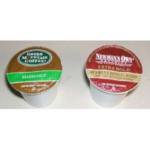 Cup Coffee Green Mountain Hazelnut Coffee and Newmans Own Medium 
