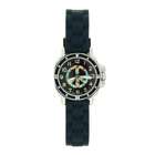 EvesAddiction Navy Blue Peace Sign Mood Dial Jelly Watch