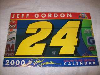 Jeff Gordon #24 2000 Nascar Calendar Racing Dupont Car  