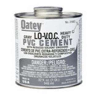 Oatey Scs, Inc. 31864 Lo Voc Pvc Heavy Duty Gray Cement 1Gallon at 