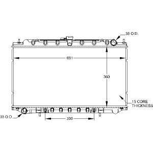  Radiator 2002 99 Infinity Automotive