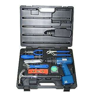 pc. Tool Set with 7.2V Cordless Drill  Companion Tools Tool Sets 