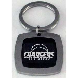  San Diego Chargers Black Accent Key Ring Sports 