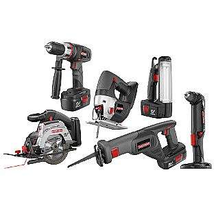 C3 19.2 volt 6 pc. Cordless Combo Kit with Multiple Tools  Craftsman 