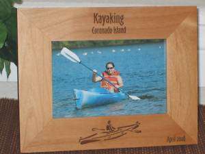 Kayak Picture Frame Personalized Souvenir  