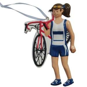  Triathlete Ornament   Female