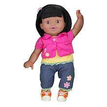 You & Me Friends 14 inch Doll   African American Girl   Pink Cardigan 