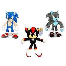 Sonic the Hedgehog 7 inch Plush Set   Jazwares   