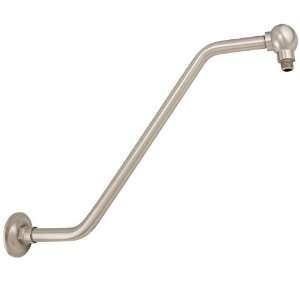  17 1/2 S Type Offset Shower Arm   Brushed Nickel