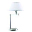  Home/Office Collection 23 1/2 Inch Swing Arm Desk Lamp, Satin Nickel