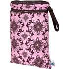 Planet Wise Wet/Dry Diaper Bag   Pink Swirl