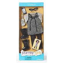 Journey Girls Doll 18 inch Fashion Outfit   Black Animal Print Top 