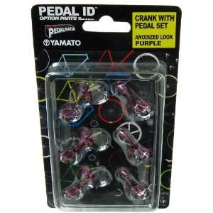  Pedal Id 19 Scale Bicycle Crank With Pedal Set Purple 