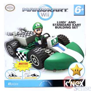 Nintendo Super Mario Kart Wii Luigi Standard Kart Building Set / Lego 