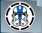 501st Clone Trooper Helmet vinyl decal #2 Star Wars