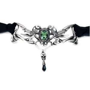    La Fleur de Baudelaire Alchemy Gothic Velvet Choker Jewelry